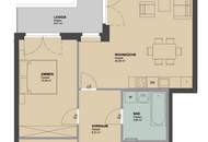Traumhafter und sehr geräumiger 2-Zimmer-Neubau mit großem Balkon