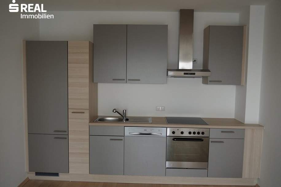 2-Zimmer-Wohnung mit Terrasse und Tiefgaragenplatz am Haager Hauptplatz, Wohnung-miete, 795,00,€, 3350 Amstetten