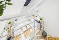 Helle Maisonettewohnung mit großer Dachterrasse in Kaisermühlen