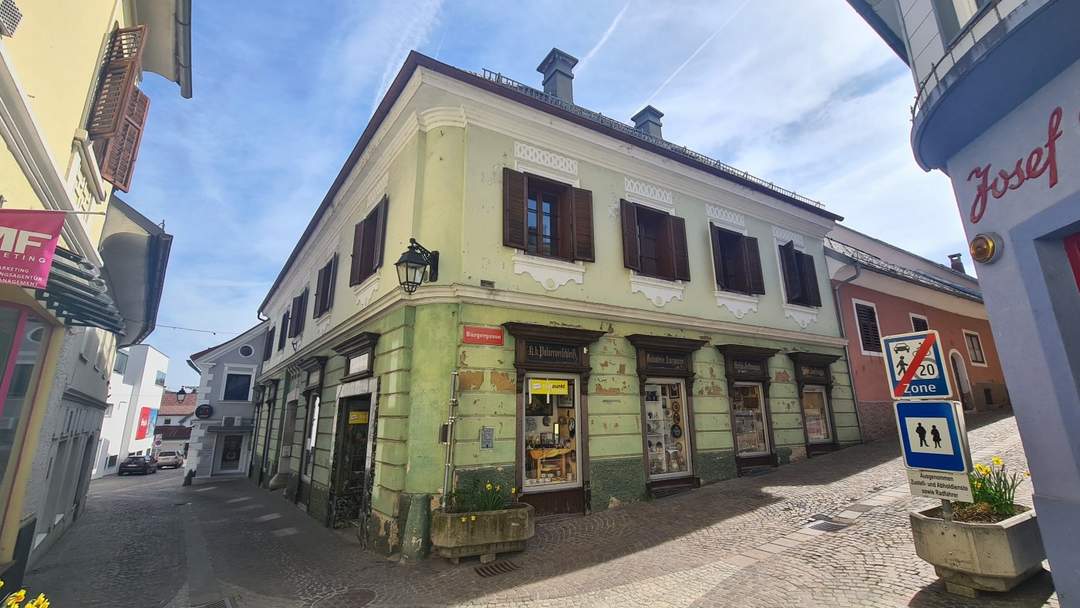 Historische Stadthäuser in Feldkirchen