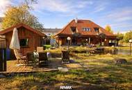 Wohnen am Stausee – Exklusive Villa mit Naturbadeteich