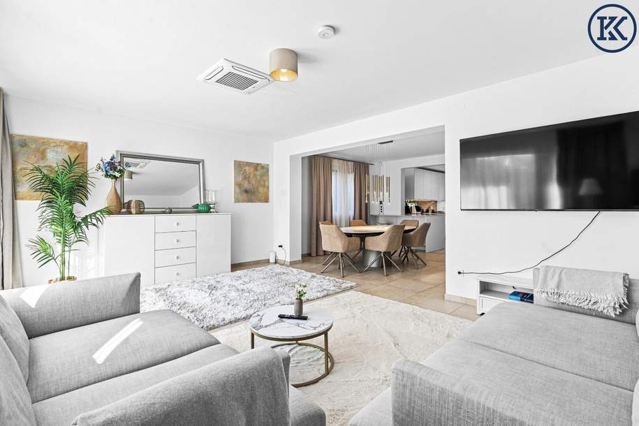 Wohntraum auf Eigengrund – Doppelhaushälfte an der Alten Donau, Haus-kauf, 1.595.000,€, 1220 Wien 22., Donaustadt