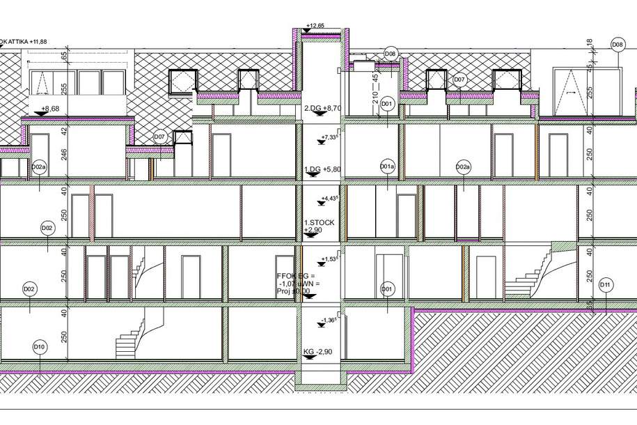 Baugrundstück in guter Lage – Projekt genehmigt, sofortiger Baubeginn möglich, Haus-kauf, 1.499.000,€, 1220 Wien 22., Donaustadt