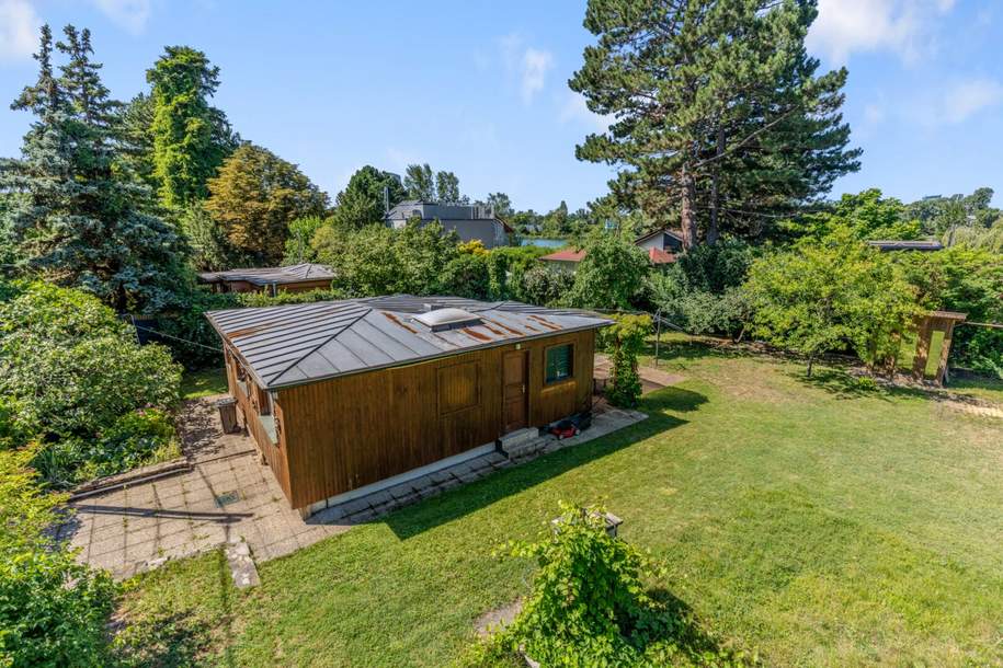Ein Paradies für Schwimmer und Naturfreunde - Doppelhaus möglich, Grund und Boden-kauf, 998.600,€, 1220 Wien 22., Donaustadt