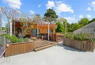 RESERVIERT! ARCHITEKTURJUWEL IN FLORIDSDORF – RUHIGE LAGE NAHE DER DONAU MIT WINTERGARTEN, DACHTERRASSE UND PV-ANLAGE