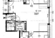 TERRASSENHIT, U1-NÄHE, 84 m2 Dachgeschoß mit 30 m2 Terrasse, 2 Zimmer, Wohnküche, 2 Bäder, Parketten, Viktorgasse