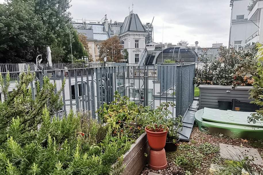 ÜBER DEN DÄCHERN DER STADT - GRANDIOSE DACHGARTENLANDSCHAFT, Wohnung-kauf, 930.000,€, 1040 Wien 4., Wieden