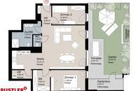 Anleger aufgepasst! Ostseitige 3- oder 4-Zimmer-Gartenwohnung mit direktem Gartenzugang &amp; Top-Aussta