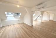 1030! Wunderschönes 3-Zimmer DG mit S/W-Terrasse und 2 Bädern! ERSTBEZUG NACH GENERALSANIERUNG!