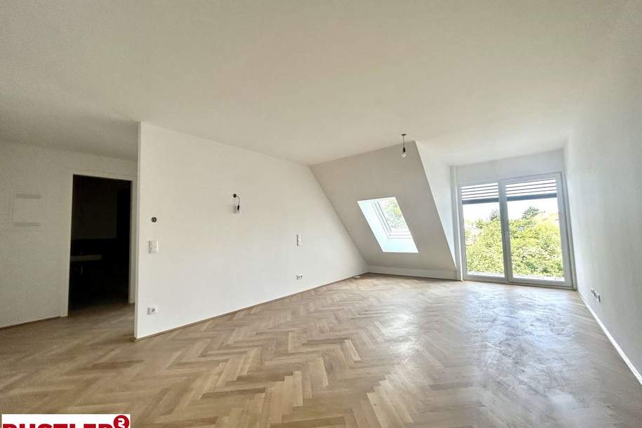 Exklusive Dachgeschosswohnung in Grünruhelage - zu verkaufen, Wohnung-kauf, 358.400,€, 1210 Wien 21., Floridsdorf