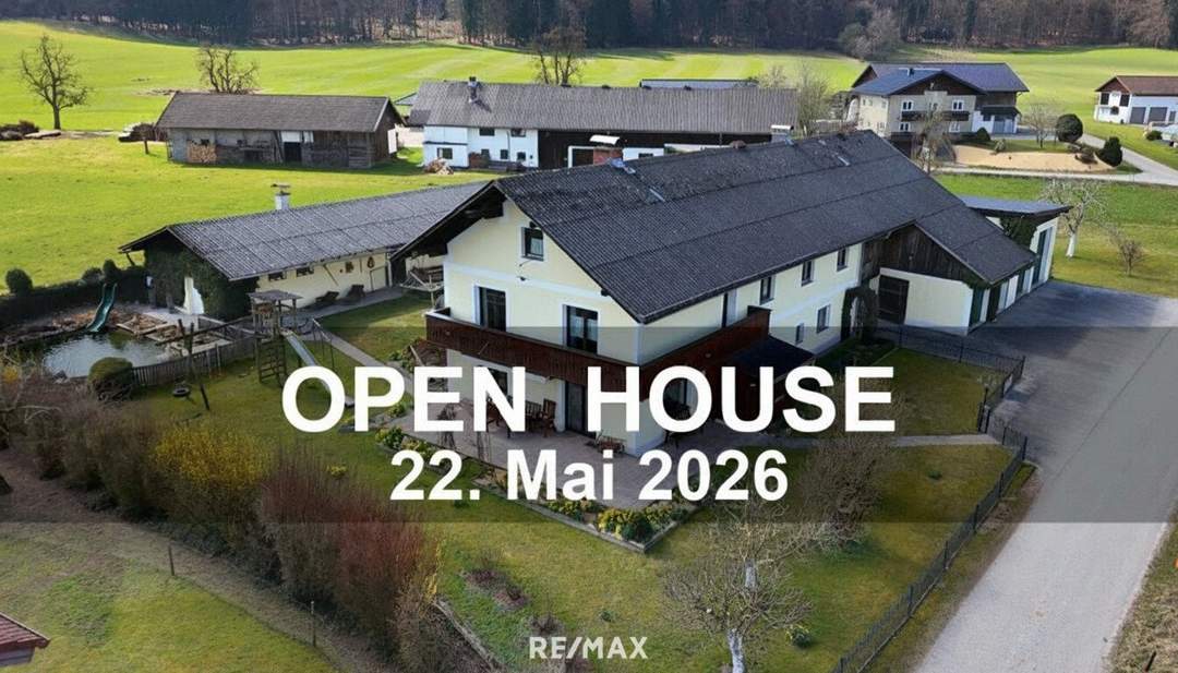 Attraktives Mehrfamilienhaus mit großem Grundstück und Schwimmteich in Feldkirchen bei Mattighofen