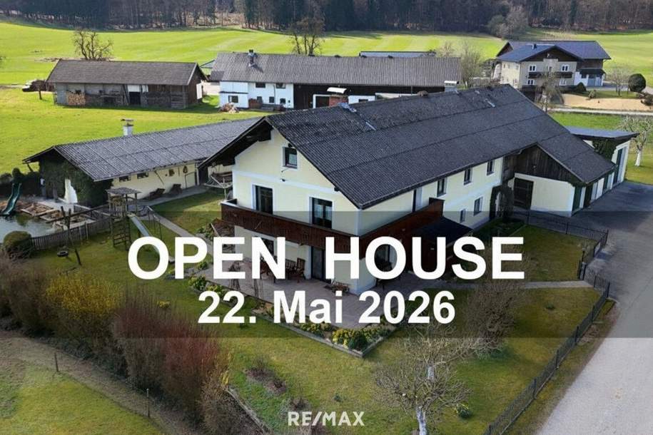 Attraktives Mehrfamilienhaus mit großem Grundstück und Schwimmteich in Feldkirchen bei Mattighofen, Haus-kauf, 698.000,€, 5143 Braunau am Inn