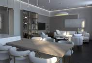 Leben im Alsergrund – Hochwertig sanierte Altbauwohnung mit Terrasse mit Designer-Möblierung und -Küche