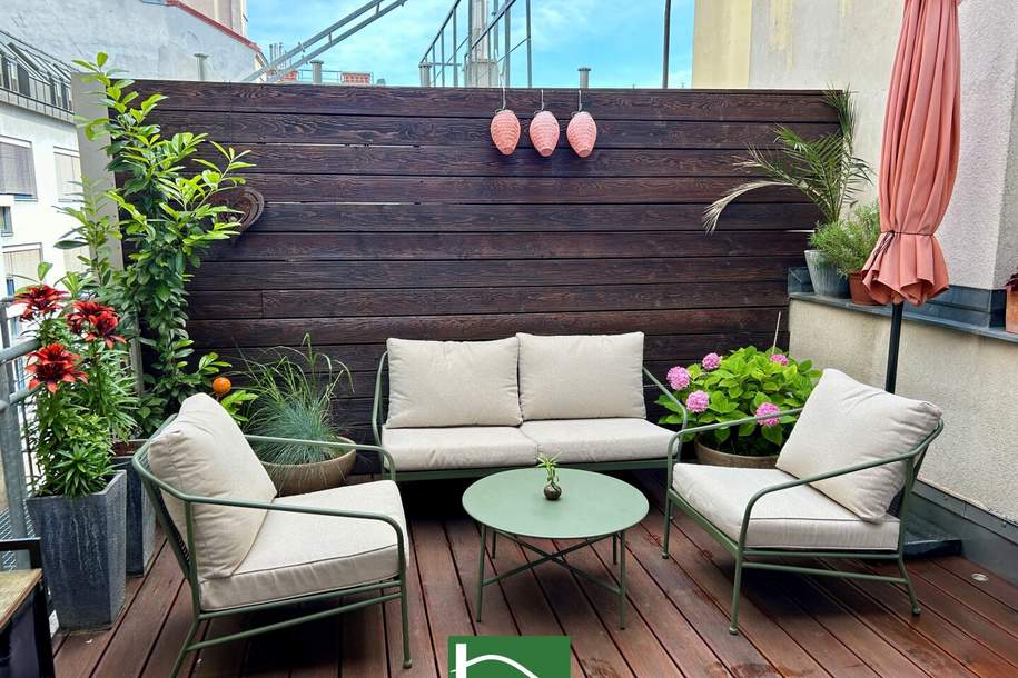 Stadtwohnung mit Terrasse in ruhiger Bestlage: direkt bei U2 und in wenigen Min. fußläufig im 1. - Wohntraum auf 3 Ebenen - JETZT ANFRAGEN, Wohnung-kauf, 749.000,€, 1020 Wien 2., Leopoldstadt