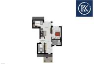 2-Zimmer-Wohnung mit beeindruckender 24 m² Dachterrasse!