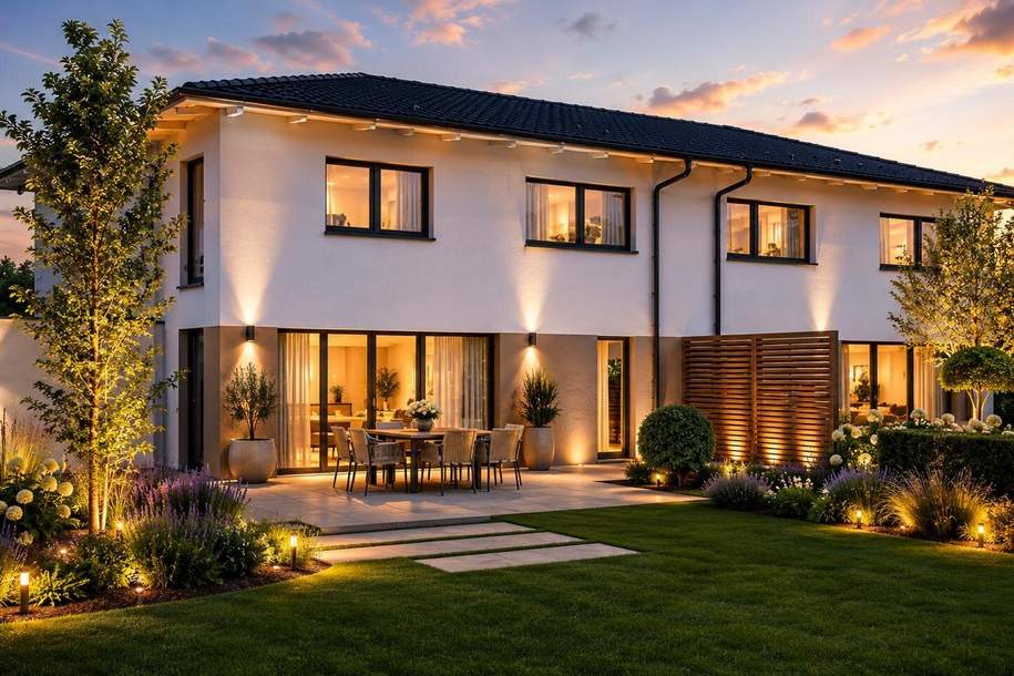 MODERNES DOPPELHAUS in bevorzugter SIEDLUNGSLAGE - MUSTERHAUS VORHANDEN, Haus-kauf, 578.790,€, 4060 Linz-Land