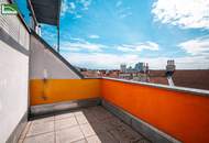 Panoramablick-Wohnung mit Dachterrasse nahe U6 Meidling zwischen Schönbrunn und Wienerberg - Frisch renoviert!