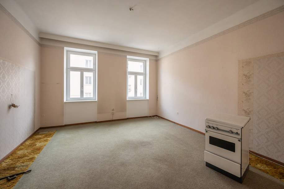 ++NEU++ sanierungsbedürftige 1-Zimmer-Wohnung mit Balkonoption, Wohnung-kauf, 127.813,€, 1150 Wien 15., Rudolfsheim-Fünfhaus