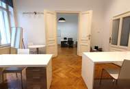 Flexibel anmietbares, möbliertes 2-Zimmer-Altbau-Büro beim WIFI