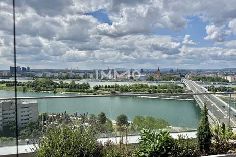 Den schönsten Ausblick auf Stephansdom, Prater &amp; Neue Donau: Doorman, Gym, Pool, Wellness - LUXUS WOHNEN, Wohnung-miete, 2.300,00,€, 1220 Wien 22., Donaustadt
