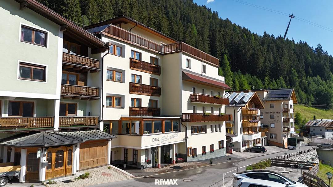 Hotel Silvretta Kappl – Exklusives Hotelinvestment in unmittelbarer Nähe zur Talabfahrt der Diasbahn!