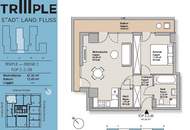 Möblierte Balkonwohnung mit 2 Zimmern - in den TrIIIple Towers