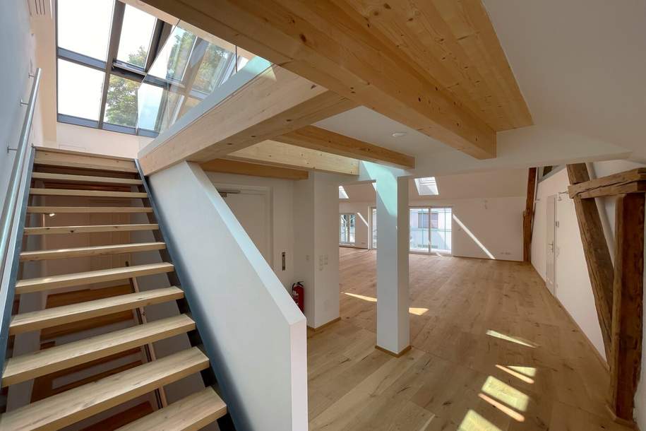 Dachgeschoss-Luxusapartment mit Luftwärmepumpe &amp; Photovoltaikanlage in der Fußgängerzone Baden, Wohnung-kauf, 1.395.000,€, 2500 Baden