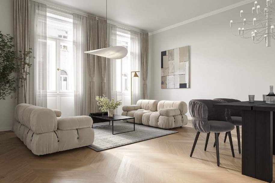 Entdecken Sie den Wiener Charme! 2- Zimmerwohnung mit Garten, Wohnung-kauf, 509.000,€, 1090 Wien 9., Alsergrund