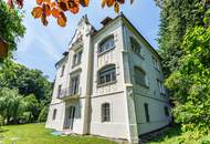 Elegante Villa mit Wörthersee-Blick. Elegant art nouveau villa with a view of Lake Wörthersee.