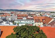 TERRASSENWOHNUNG IM DACHGESCHOSS OHNE SCHRÄGEN II 2 TERRASSEN MIT CA. 46m² II KLIMA II MODERNES BAD II 1 GARAGE II NÄHE YPPENPLATZ UND U6 II LETZER STOCK MIT LIFT