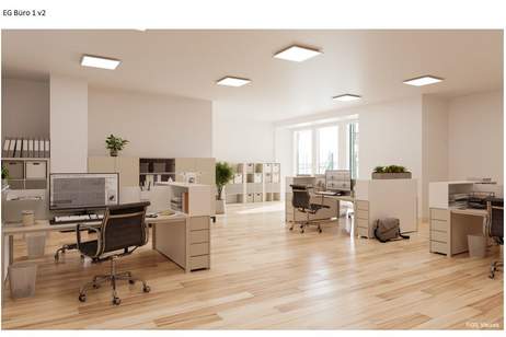 Büro mit rund 97 m2 Erstbezug in absoluter Ruhelage Provisionsfrei, Gewerbeobjekt-kauf, 340.000,€, 1120 Wien 12., Meidling