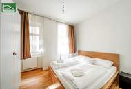 BESTLAGE: Miete von 1 bis 6 Monate - vollmöbliert in absoluter Hofruhelage direkt bei der U-Bahn