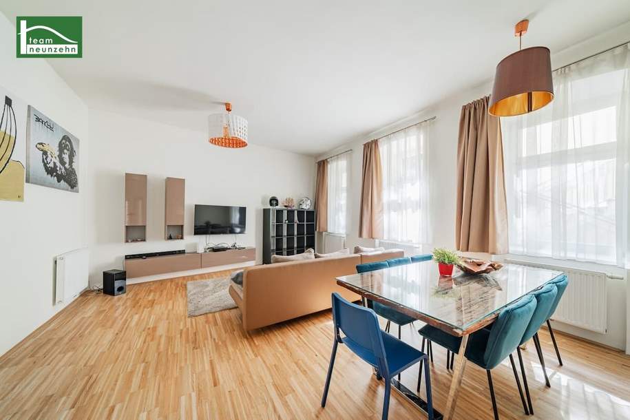 Stadtwohnung: Miete 1 bis 6 Monate - vollmöbliert in absoluter Hofruhelage direkt bei der U-Bahn - JETZT ANFRAGEN, Wohnung-miete, 1.498,87,€, 1070 Wien 7., Neubau