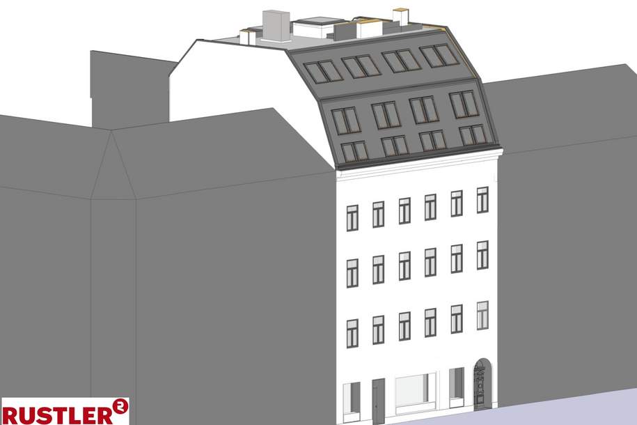 BAUGENEHMIGTES PROJEKT IN 1050 WIEN, Gewerbeobjekt-kauf, 1050 Wien 5., Margareten