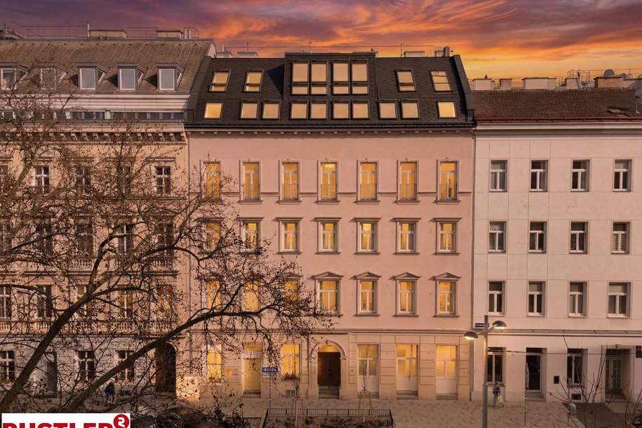 Wohnen über den Dächern – Modernes Design trifft Altbau-Charme am Czerninplatz | Erstbezug, Wohnung-kauf, 1.299.000,€, 1020 Wien 2., Leopoldstadt
