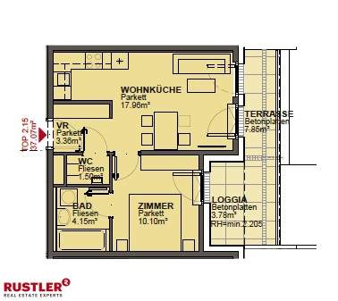 Ruhige 2 Zimmerwohnung in 1210 zu mieten