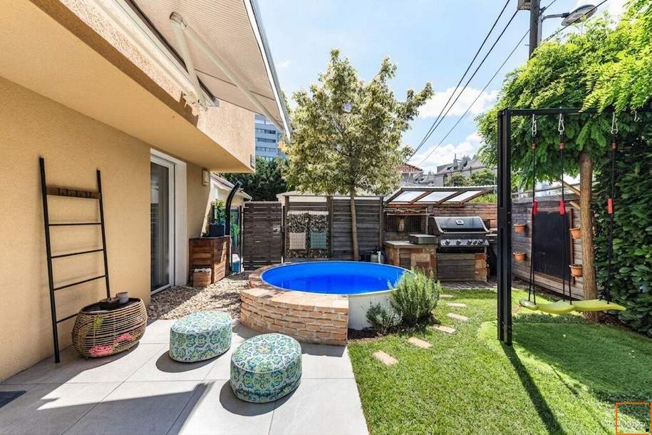 Alte Donau-Nähe: Kompaktes Familienglück mit Garten, Grill und Pool, Wohnung-kauf, 675.000,€, 1220 Wien 22., Donaustadt