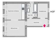 WUNDERSCHÖN SANIERTE 3 ZIMMER MIT HOFSEITIGEM SCHLAFZIMMER