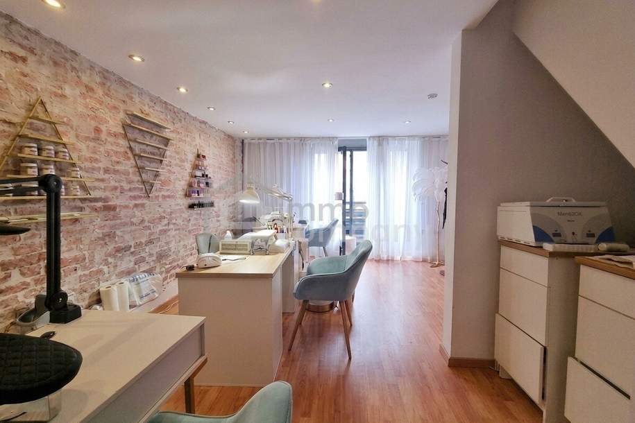 Nutzen Sie diese Gelegenheit!! CHARMANTES GEWERBELOKAL MIT GALERIE | 77 + 21 m² | 3 EINGÄNGE | U4, Gewerbeobjekt-miete, 1.559,27,€, 1020 Wien 2., Leopoldstadt