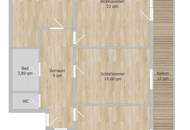 Sonnige 3 Zimmer Wohnung mit Balkon