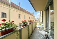 IM HERZEN NUSSDORFS I Urban trifft Weinberge – Modernes Single-Apartment mit Balkon und Heurigen um die Ecke