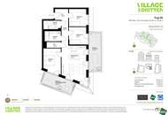 Familienfreundliche Wohnung mit 4 Zimmern und Doppelbalkon | URBAN DAHEIM | BAUFELD 13