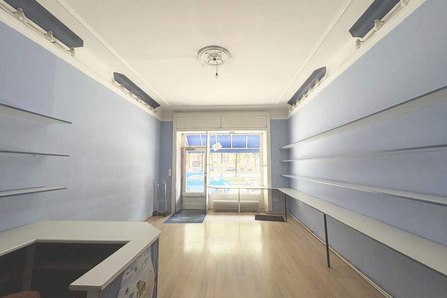 Top Lage im 1. Bezirk - großzügiges Geschäftslokal mit viel Potential, Gewerbeobjekt-miete, 2.169,20,€, 1010 Wien 1., Innere Stadt