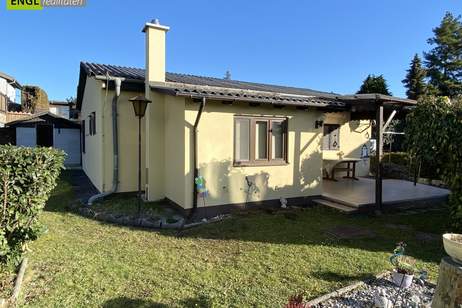 "ab 2026 die Badesaison genießen" Pachtgrund mit Bungalow mit großem Garten und Pool in der Feriensiedlung beim Badeteich Steinbrunn, Haus-kauf, 129.000,€, 7035 Eisenstadt-Umgebung