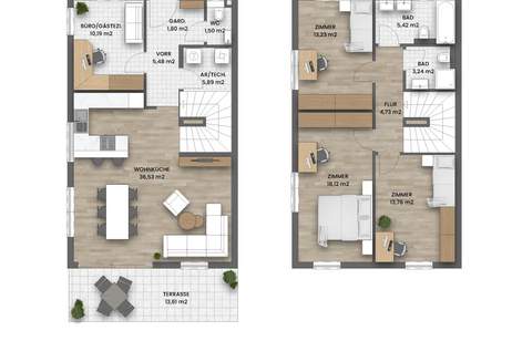 ++ NUR noch 6 HÄUSER ++ Moderne DOPPELHAUSHÄLFTE, Haus-kauf, 450.000,€, 2353 Mödling