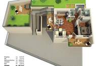 2-Zimmer Gartenwohnung mit 2 Terrassen in Arzl