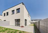 Schlüsselfertige Neubau-Doppelhaushälfte mit Vollunterkellerung
