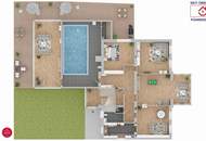 *Direkt in Klosterneuburg (nähe Weidlinger Bahnhof)* Stilvolle Gründerzeitvilla mit Fernblick, Pool, Wintergarten und großzügigem Garten