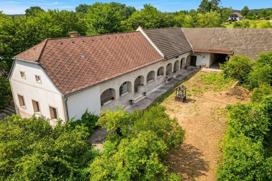 Ein Ort mit Geschichte – bereit für neue Träume und frisches Leben - sanierungsbedürftiger Bauernhof in - 7561 Heiligenkreuz, Haus-kauf, 109.000,€, 7561 Jennersdorf