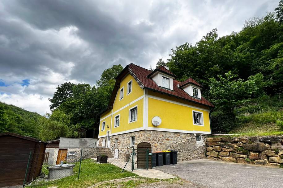 Saniertes und modern möbliertes Einfamilienhaus mit Garten und Wald in Alleinlage!, Haus-kauf, 379.000,€, 3644 Melk